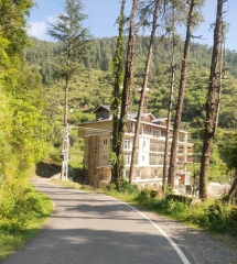45 Rooms Unfinished Hotel For Sale at Kufri to Chail Road Himachal Pradesh